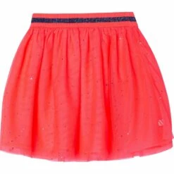 Billieblush Girls Pink Glitter Tulle Skirt