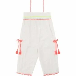 Billieblush Girls White Jumpsuit