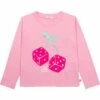 Billieblush Girls Pink Dice Long Sleeve Top 2 Billieblush Girls Pink Dice Long Sleeve Top -Billieblush BBL U15917 465 1