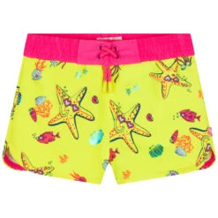 Billieblush Girls Neon Yellow Swim Shorts