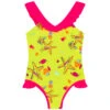 Billieblush Girls Yellow & Pink Starfish Swimsuit -Billieblush U10444 599 001