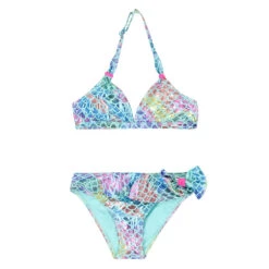 Billieblush Girls Blue Mermaid Bikini