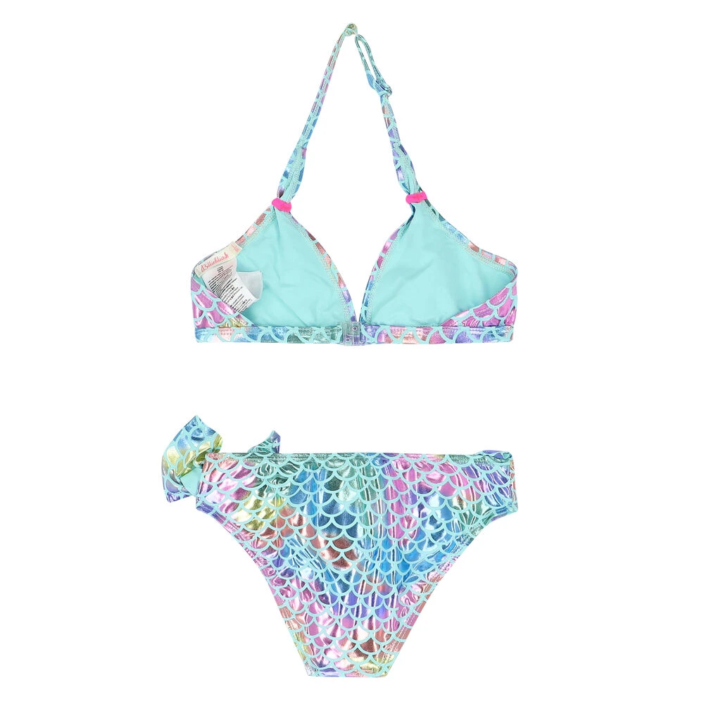Billieblush Girls Blue Mermaid Bikini 4 Billieblush Girls Blue Mermaid Bikini - Image 2
