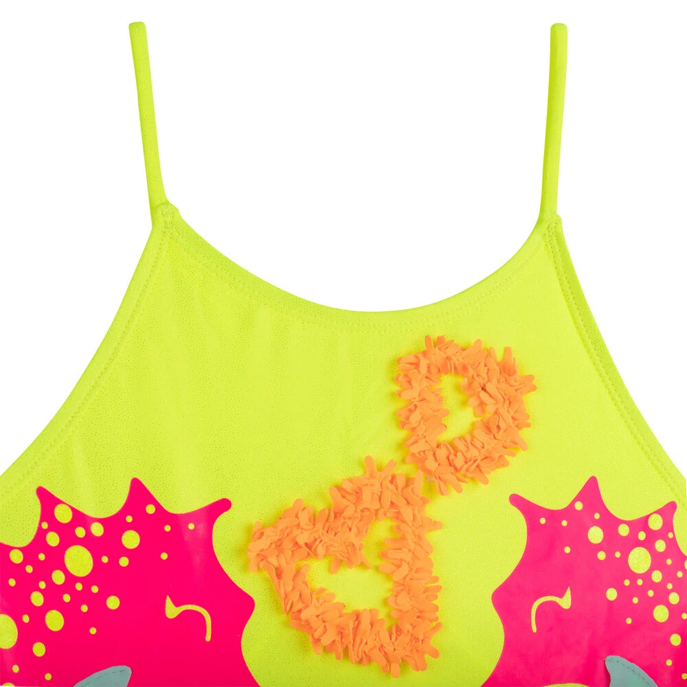 Billieblush Girls Yellow Seahorse Swimsuit 5 Billieblush Girls Yellow Seahorse Swimsuit - Image 3