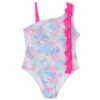 Billieblush Girls Pink & Blue Metallic Swimsuit 1 Billieblush Girls Pink & Blue Metallic Swimsuit -Billieblush U10502 Z41 B