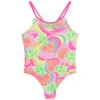 Billieblush Girls Pink Pineapple Swimsuit