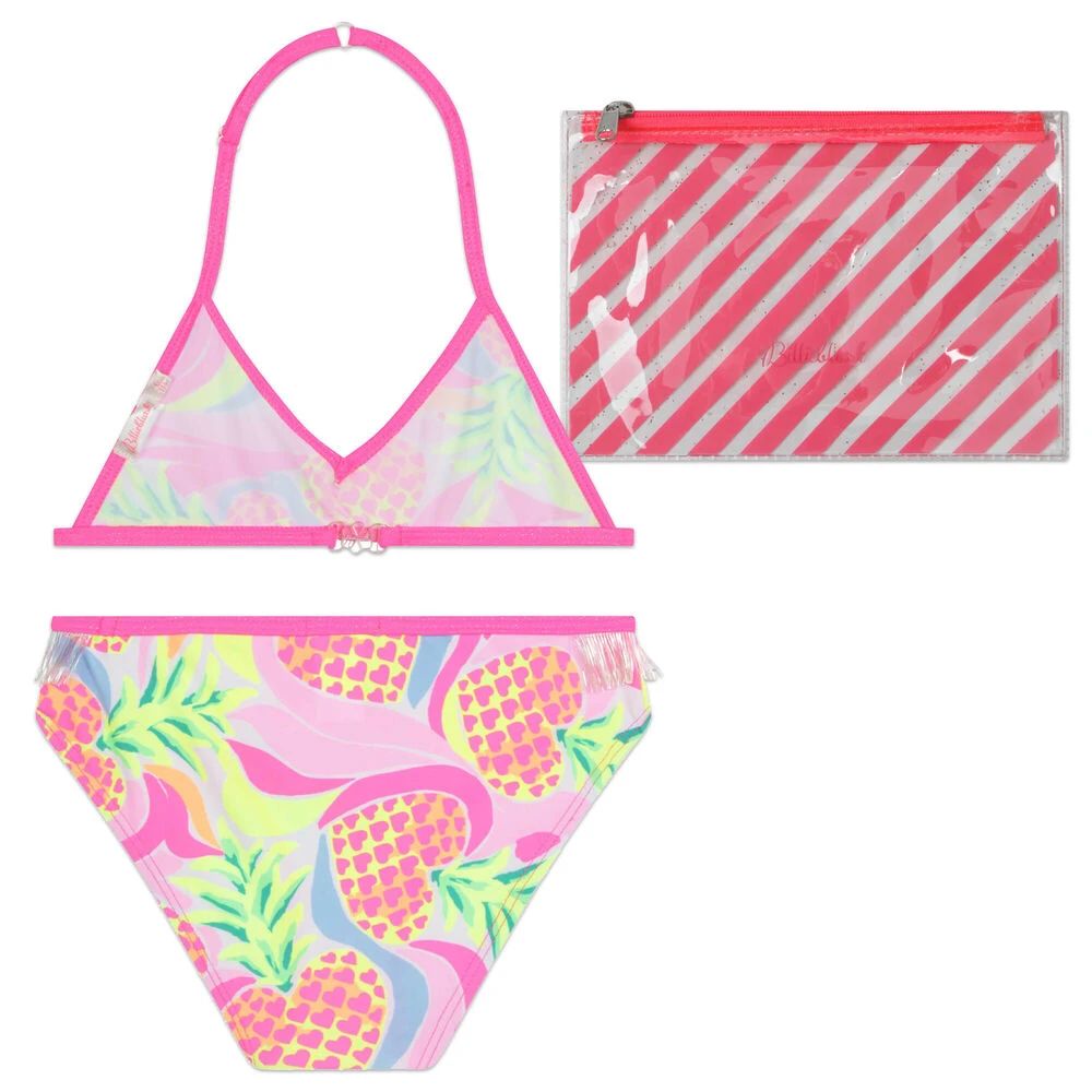 Billieblush Girls Pink Pineapple Bikini 4 Billieblush Girls Pink Pineapple Bikini - Image 2