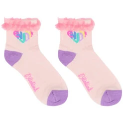 Billieblush Girls Pink Logo Socks