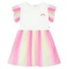 Billieblush Girls Rainbow Tulle Dress