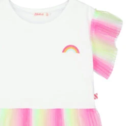 Billieblush Girls Rainbow Tulle Dress -Billieblush U12737 Z41 c