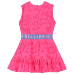 Billieblush Girls Pink Heart Logo Dress -Billieblush U12803 47A B