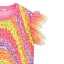 Billieblush Girls Pink Sequin & Tulle Dress -Billieblush U12829 462 C