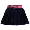 Billieblush Girls Navy Logo Skirt