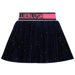 Billieblush Girls Navy Logo Skirt -Billieblush U13319 85T B