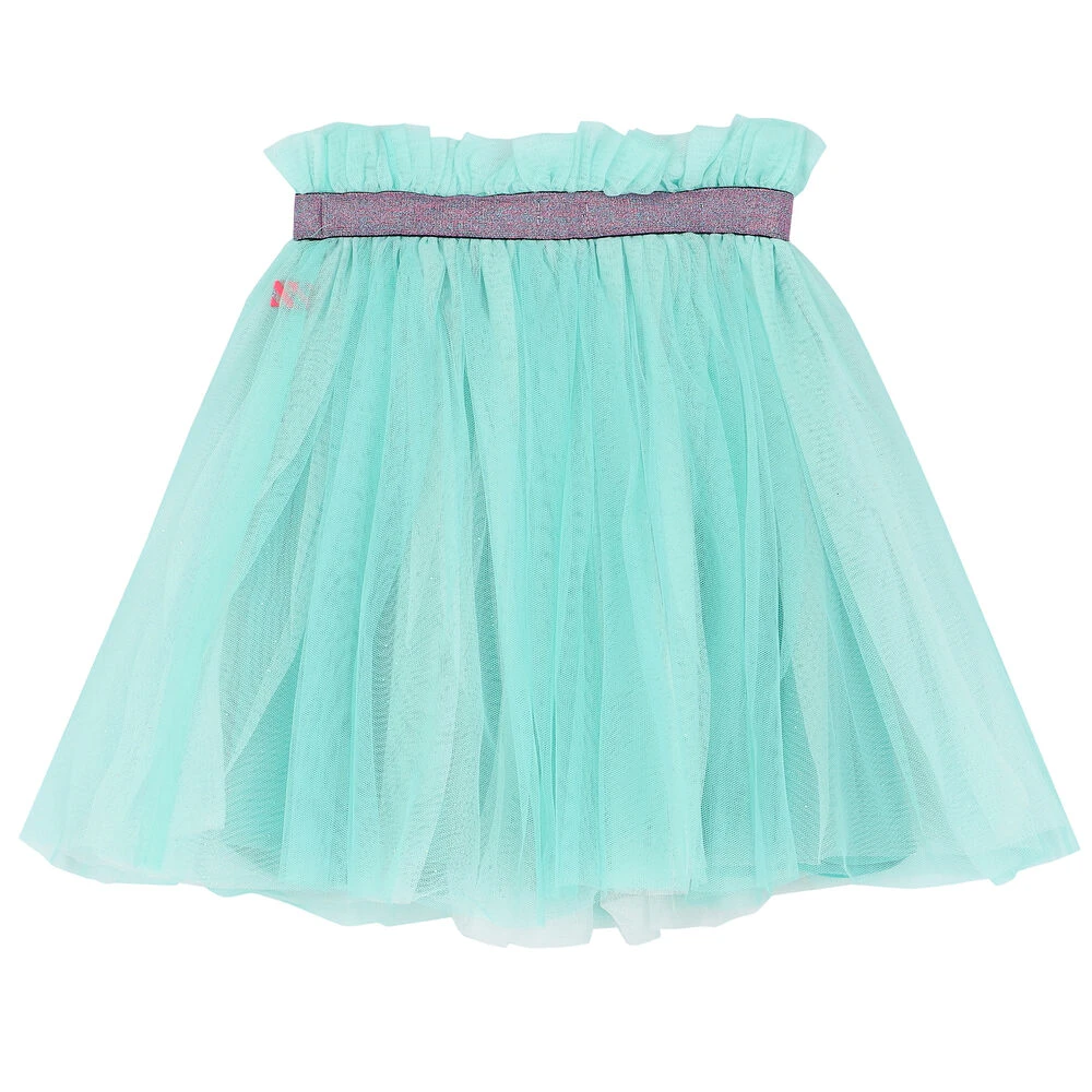 Billieblush Girls Aqua Tutu Skirt 4 Billieblush Girls Aqua Tutu Skirt - Image 2