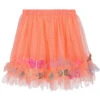 Billieblush Girls Orange Butterfly Tulle Skirt -Billieblush U13337 439 a