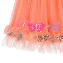Billieblush Girls Orange Butterfly Tulle Skirt -Billieblush U13337 439 c