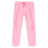 Billieblush Girls Pink Ruffle Joggers 1 Billieblush Girls Pink Ruffle Joggers -Billieblush U1438A 465 a