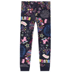 Billieblush Girls Navy Logo Leggings