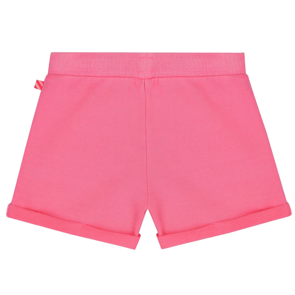 Billieblush Girls Pink Glitter Shorts 4 Billieblush Girls Pink Glitter Shorts - Image 2