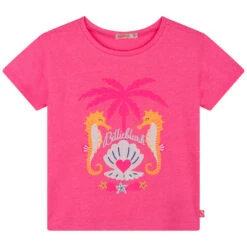 Billieblush Girls Pink Logo T-Shirt