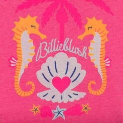 Billieblush Girls Pink Logo T-Shirt -Billieblush U15971 47T 003