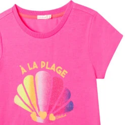 Billieblush Girls Pink Sea Shell T-Shirt -Billieblush U15A03 47A 003