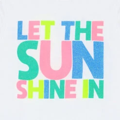 Billieblush Girls White Glittery Top -Billieblush U15A88 10P C