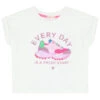 Billieblush Girls White Sequin T-Shirt -Billieblush U15B07 10P a