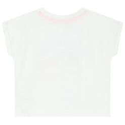 Billieblush Girls White Sequin T-Shirt -Billieblush U15B07 10P b