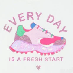 Billieblush Girls White Sequin T-Shirt -Billieblush U15B07 10P c