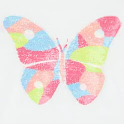 Billieblush Girls White Sequin Butterfly T-Shirt 10 Billieblush Girls White Sequin Butterfly T-Shirt -Billieblush U15B09 10P d