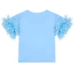 Billieblush Girls Blue Sequin T-Shirt -Billieblush U15B13 798 b