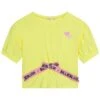 Billieblush Girls Yellow & Pink Logo T-Shirt 2 Billieblush Girls Yellow & Pink Logo T-Shirt -Billieblush U15B16 549 001