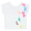 Billieblush Girls White Butterfly T-Shirt