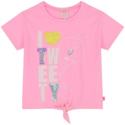 Billieblush Girls Pink Tweety Bird T-Shirt