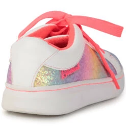 Billieblush Girls Rainbow Glitter Trainers -Billieblush U19297 10B 003