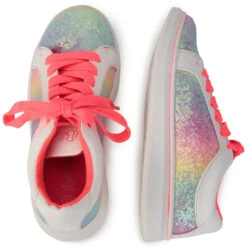 Billieblush Girls Rainbow Glitter Trainers -Billieblush U19297 10B 007