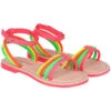Billieblush Girls Neon Pink, Yellow & Orange Sandals