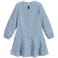 Billieblush -Billieblush billieblush blue cotton chambray dress 296154 95e00b90649c470d9ce09f7b737e4b07d97c2b96