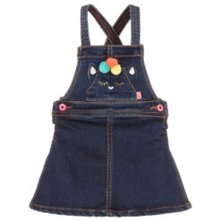 Billieblush Blue Denim Pinafore Dress
