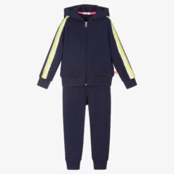 Billieblush Blue Sequin Logo Tracksuit