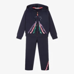 Billieblush Blue Sequinned Star Tracksuit