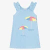 Billieblush Girls Blue Cotton Dress