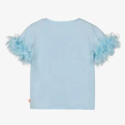 Billieblush Girls Blue Cotton Good Vibes T-Shirt 7 Billieblush Girls Blue Cotton Good Vibes T-Shirt -Billieblush billieblush girls blue cotton good vibes t shirt 502446 dc7d0eee0c480466a5faa9cfc247145f0e142e64