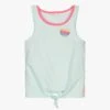 Billieblush Girls Blue Cotton Vest Top