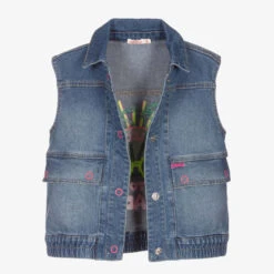 Billieblush Girls Blue Denim Sun Gilet 9 Billieblush Girls Blue Denim Sun Gilet -Billieblush billieblush girls blue denim sun gilet 439427 2f62239936f5a91d1c4631894a469d51eed43376