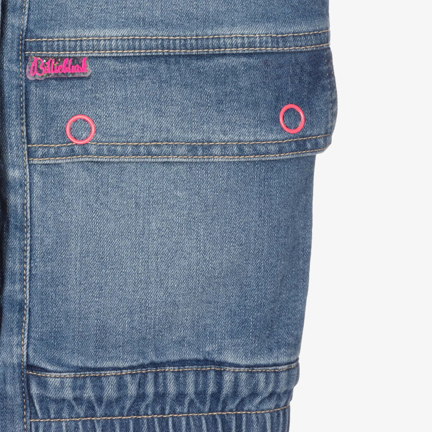 Billieblush Girls Blue Denim Sun Gilet 6 Billieblush Girls Blue Denim Sun Gilet - Image 5