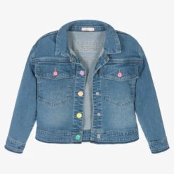 Billieblush Girls Blue Denim Unicorn Logo Jacket -Billieblush billieblush girls blue denim unicorn logo jacket 502449 06395079314bb8a092cbe893bedddd0faa62f12e