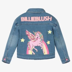 Billieblush Girls Blue Denim Unicorn Logo Jacket -Billieblush billieblush girls blue denim unicorn logo jacket 502449 9045f029bc237897b50a0c5142d1879fea32f7a2